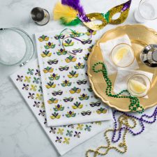 Mardi Gras Hand Towels