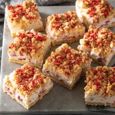 Strawberry Shortcake Crumb Bars Bake from Scratch March April 2022