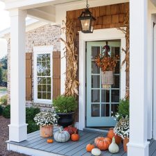 fall decor front porch