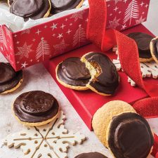 chocolate icing sugar cookies
