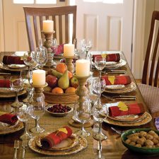 fall tablescape