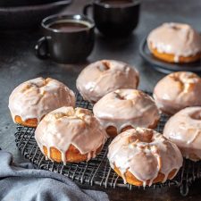Sour Cream Donuts on Cooling Tray