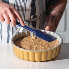 Charlotte Pan and Navy Spatula