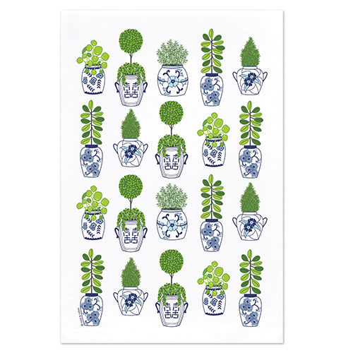 Ginger Jar Planters Towel