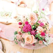 Summer pink floral bouqet