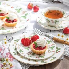 Summer tea saucers