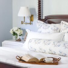 Floral cottage bedroom