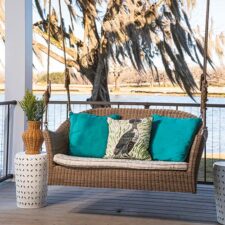 Porch Swing on the watwer