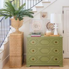 Amy Adams sea island designed entryway staircase