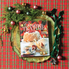 Christmas teatime book styled